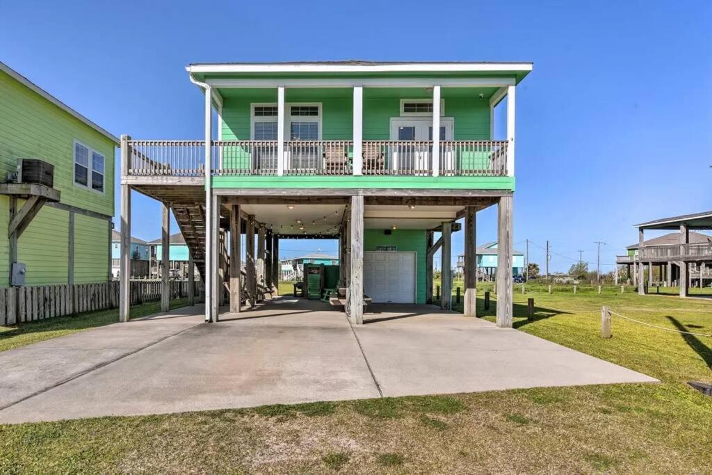 Coastal Heaven - Crystal Beach Relaxing Beach Home Bolivar Peninsula Екстериор снимка